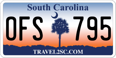 SC license plate OFS795