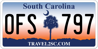SC license plate OFS797