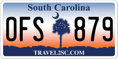 SC license plate OFS879