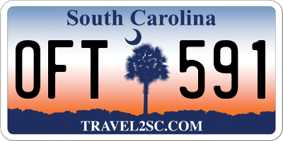 SC license plate OFT591