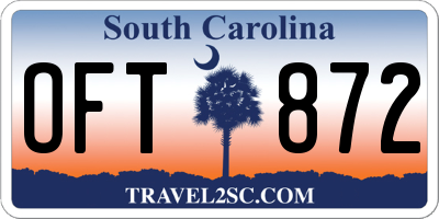 SC license plate OFT872