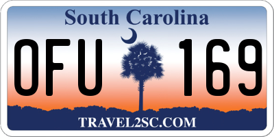 SC license plate OFU169