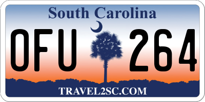 SC license plate OFU264