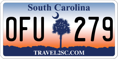 SC license plate OFU279