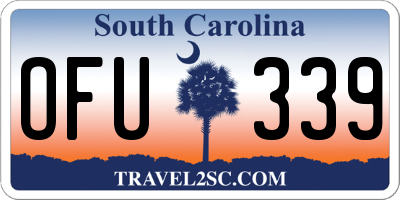 SC license plate OFU339
