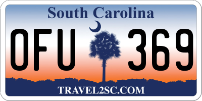 SC license plate OFU369