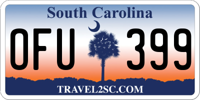 SC license plate OFU399