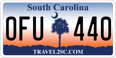 SC license plate OFU440