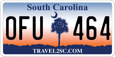 SC license plate OFU464
