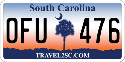 SC license plate OFU476