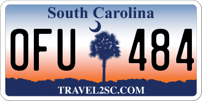 SC license plate OFU484
