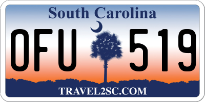 SC license plate OFU519