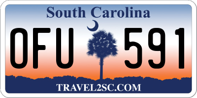 SC license plate OFU591