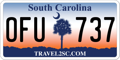 SC license plate OFU737