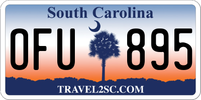 SC license plate OFU895