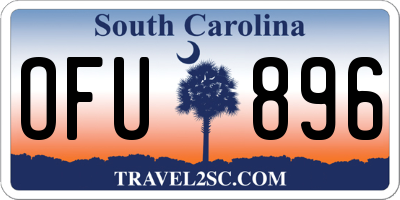 SC license plate OFU896
