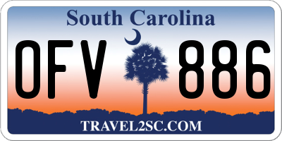 SC license plate OFV886