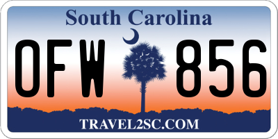 SC license plate OFW856