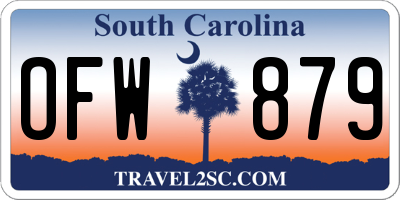 SC license plate OFW879