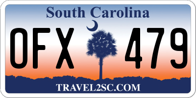 SC license plate OFX479