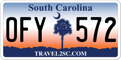 SC license plate OFY572