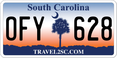 SC license plate OFY628