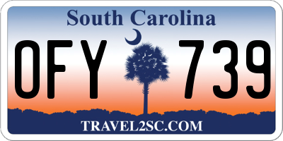 SC license plate OFY739