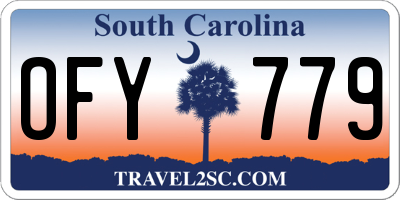 SC license plate OFY779