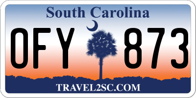 SC license plate OFY873