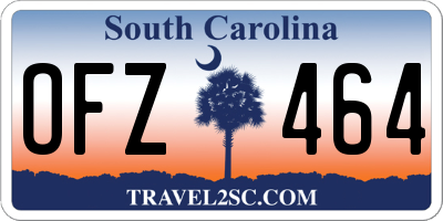 SC license plate OFZ464