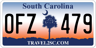 SC license plate OFZ479