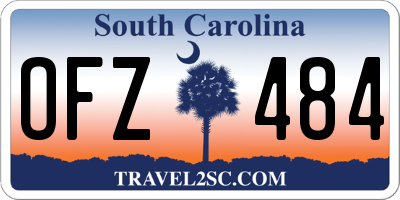SC license plate OFZ484