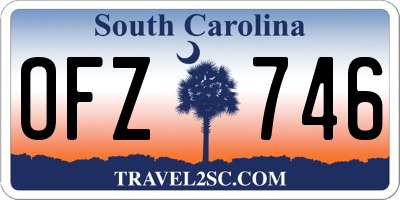SC license plate OFZ746