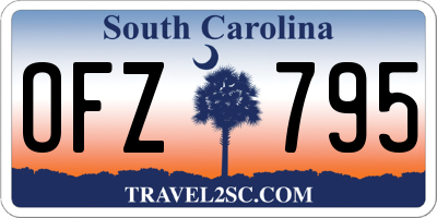SC license plate OFZ795