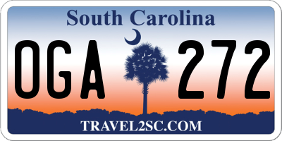 SC license plate OGA272
