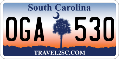 SC license plate OGA530