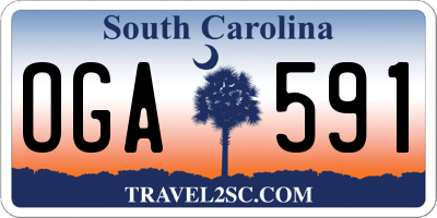 SC license plate OGA591
