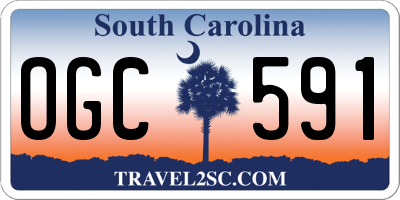 SC license plate OGC591