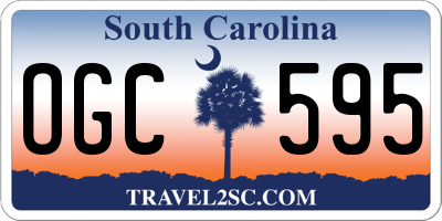 SC license plate OGC595