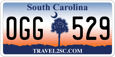 SC license plate OGG529