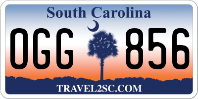 SC license plate OGG856