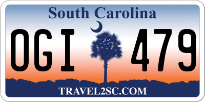 SC license plate OGI479