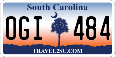 SC license plate OGI484