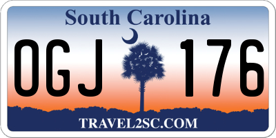 SC license plate OGJ176