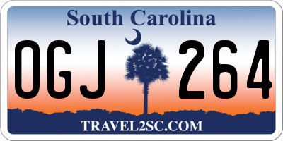 SC license plate OGJ264