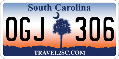 SC license plate OGJ306