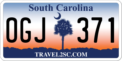 SC license plate OGJ371