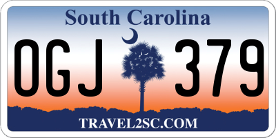 SC license plate OGJ379