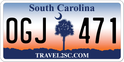 SC license plate OGJ471