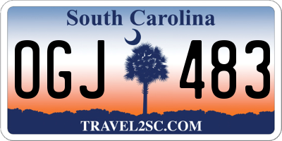 SC license plate OGJ483